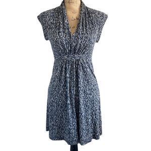 EUC! French Connection Gray Blue Everyday Mini Dress - Size 0-2